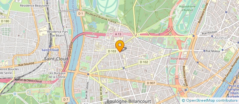 localisation de l'entreprise MONSIEUR JOEL RAVEL à BOULOGNE-BILLANCOURT