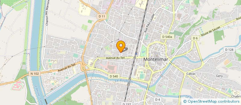 localisation de l'entreprise MONSIEUR JOEL REBOUL  MONTELIMAR