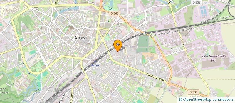 localisation de l'entreprise MONSIEUR JOEL RECOLET à ARRAS
