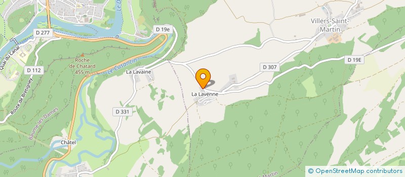 localisation de l'entreprise MONSIEUR JOEL REGAZZONI  VILLERS-SAINT-MARTIN