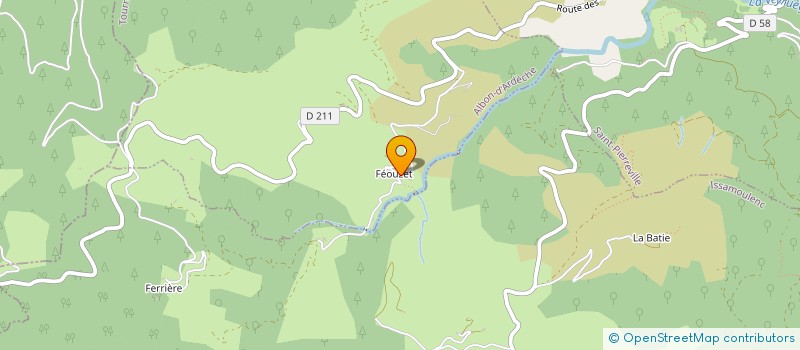 localisation de l'entreprise MONSIEUR JOEL RELIER  ALBON D'ARDECHE