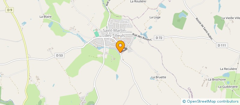 localisation de l'entreprise MONSIEUR JOEL RETAILLEAU  SAINT-MARTIN-DES-TILLEULS