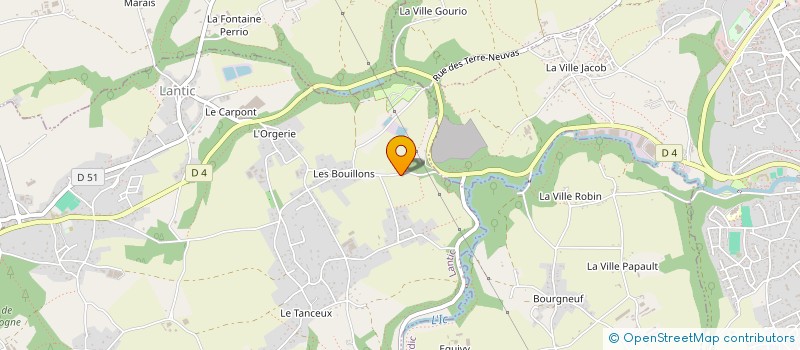 localisation de l'entreprise MONSIEUR JOEL REVEILLE  LANTIC