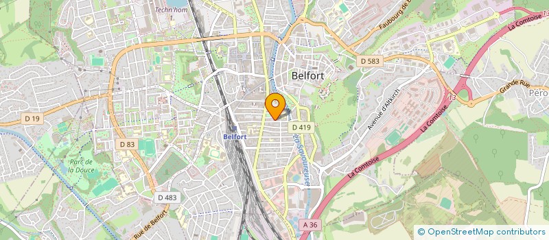 localisation de l'entreprise MONSIEUR JOEL REYMOND à BELFORT