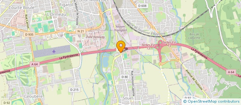 localisation de l'entreprise MONSIEUR JOEL RICAUD  SOUES