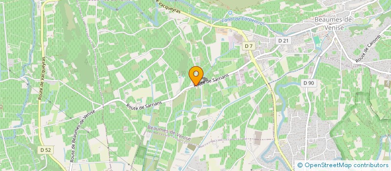 localisation de l'entreprise MONSIEUR JOEL RICHIER  BEAUMES-DE-VENISE