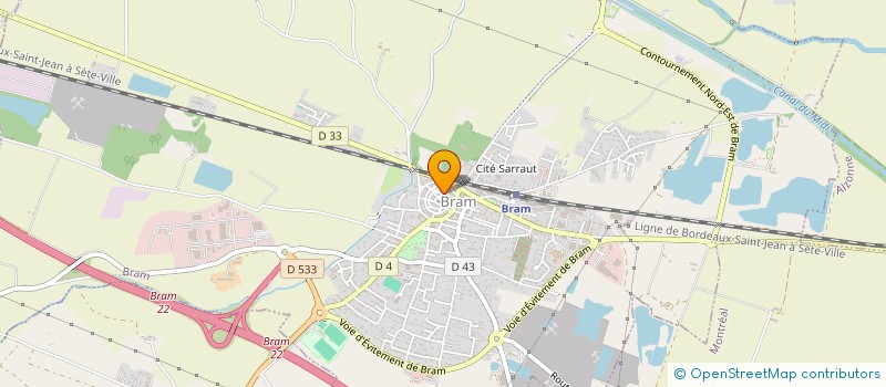 localisation de l'entreprise MONSIEUR JOEL RIEUBERNHET  BRAM