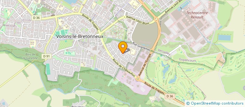 localisation de l'entreprise MONSIEUR JOEL RIGA à VOISINS-LE-BRETONNEUX