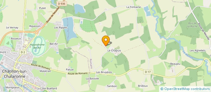 localisation de l'entreprise MONSIEUR JOEL RIMAUD  ROMANS