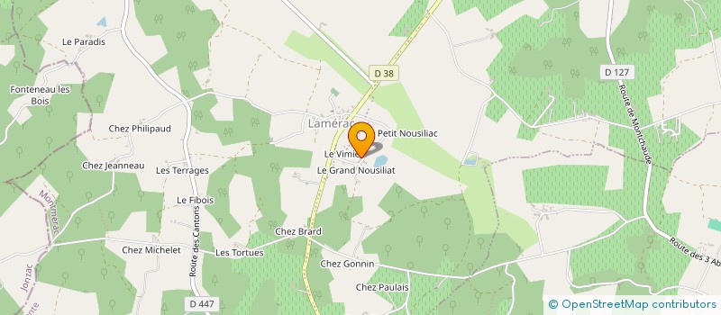 localisation de l'entreprise MONSIEUR JOEL RIVIERE à MONTMERAC