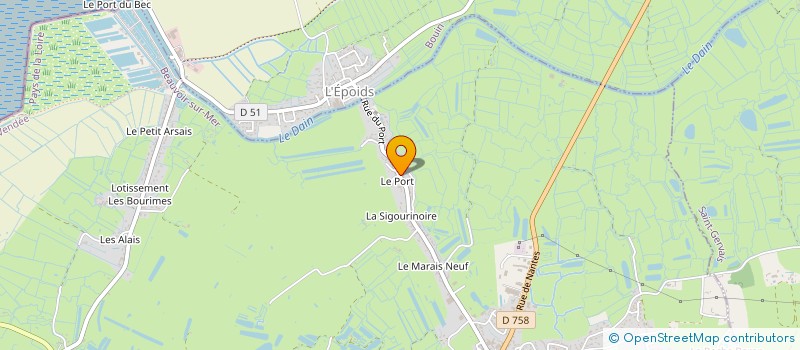 localisation de l'entreprise MONSIEUR JOEL RIVOLET à BEAUVOIR-SUR-MER