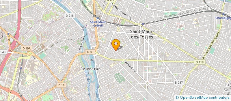 localisation de l'entreprise MONSIEUR JOEL ROBERT SLAMA à SAINT-MAUR-DES-FOSSES