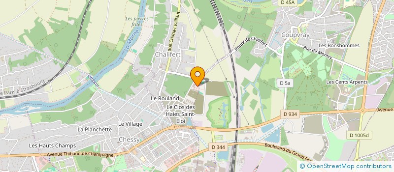 localisation de l'entreprise MONSIEUR JOEL ROCHEY  CHALIFERT