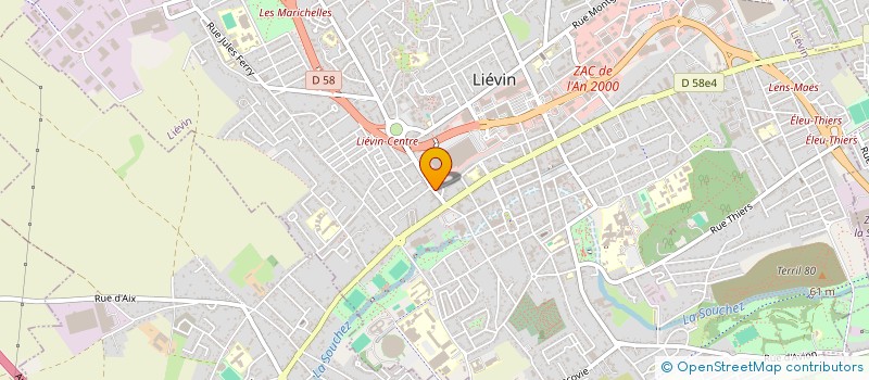 localisation de l'entreprise MONSIEUR JOEL ROGER à LIEVIN