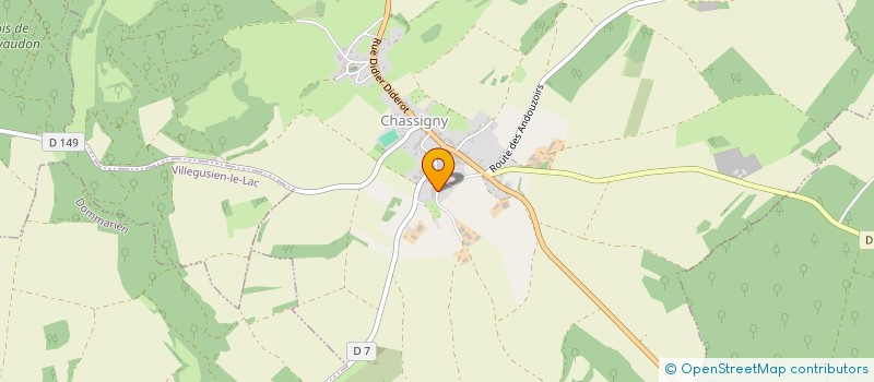 localisation de l'entreprise MONSIEUR JOEL ROGER à CHASSIGNY