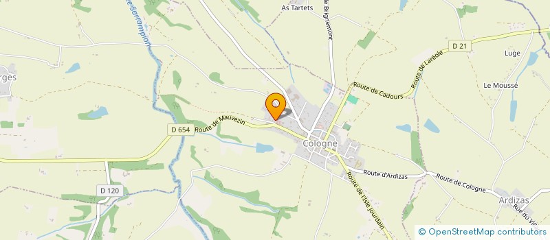 localisation de l'entreprise MONSIEUR JOEL ROLLIN  COLOGNE