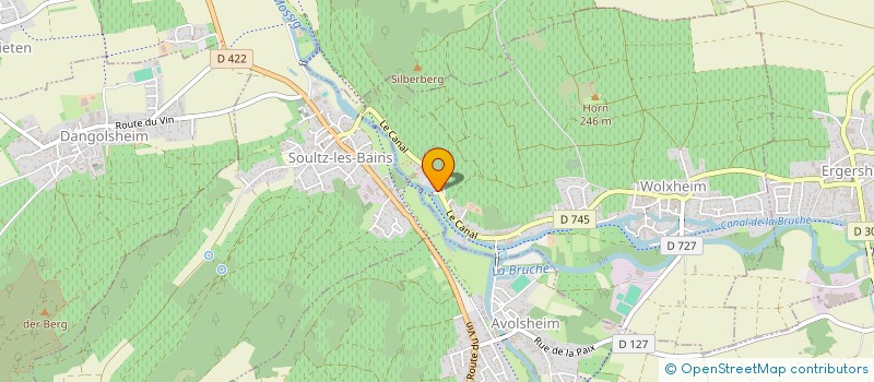 localisation de l'entreprise MONSIEUR JOEL ROLLING  WOLXHEIM