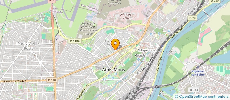 localisation de l'entreprise MONSIEUR JOEL ROMIL  ATHIS-MONS
