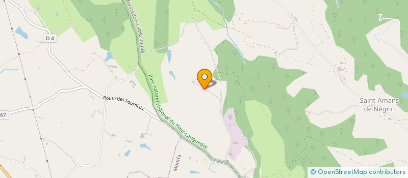 localisation de l'entreprise MONSIEUR JOEL ROSSIGNOL  MONTREDON-LABESSONNIE