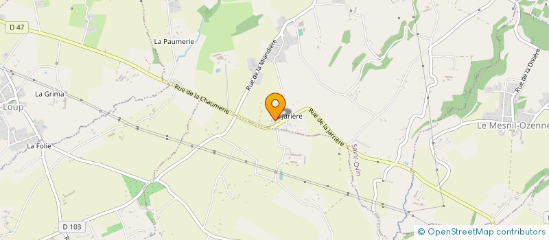 localisation de l'entreprise MONSIEUR JOEL ROSSIGNOL  SAINT-OVIN