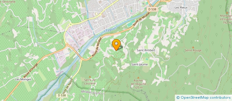 localisation de l'entreprise MONSIEUR JOEL ROTA  MIRABEL-AUX-BARONNIES