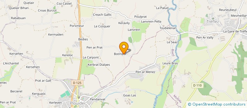 localisation de l'entreprise MONSIEUR JOEL ROUE à GOULVEN