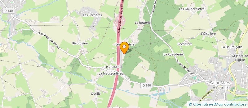 localisation de l'entreprise MONSIEUR JOEL ROUILLARD  SAINT MARS D OUTILLE