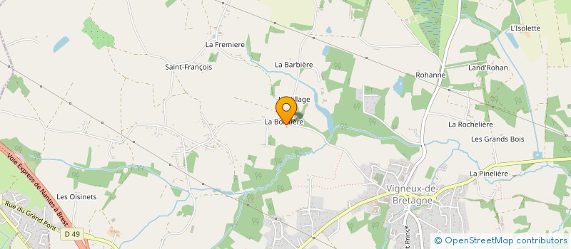localisation de l'entreprise MONSIEUR JOEL ROUSSEL à VIGNEUX-DE-BRETAGNE