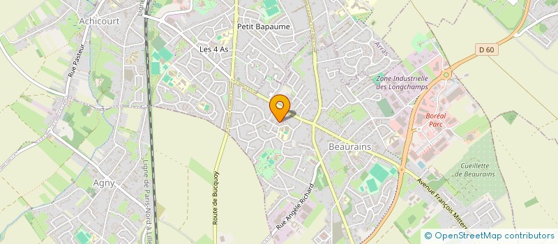 localisation de l'entreprise MONSIEUR JOEL ROUTTIER à BEAURAINS