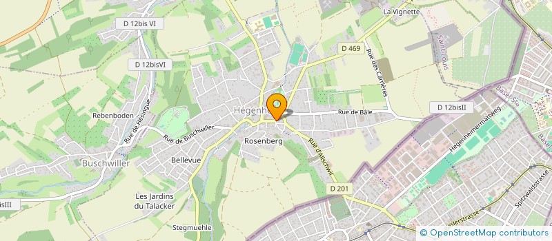 localisation de l'entreprise MONSIEUR JOEL RUEHER  HEGENHEIM