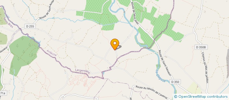 localisation de l'entreprise MONSIEUR JOEL SAINT-ETIENNE  SAINT-SAUVEUR-DE-CRUZIERES