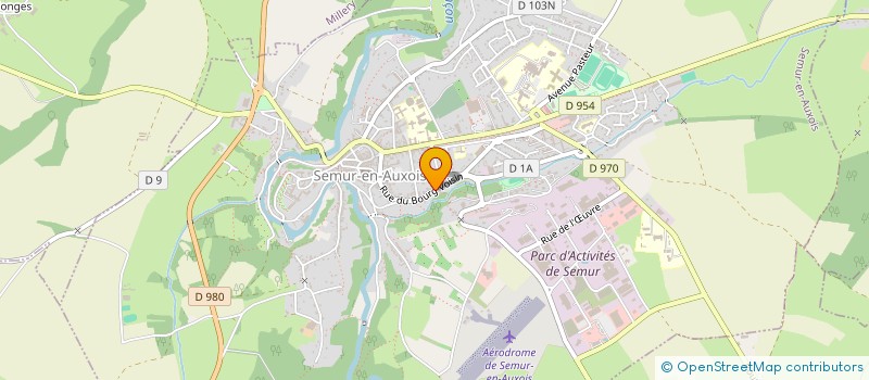 localisation de l'entreprise MONSIEUR JOEL SALLIER  SEMUR-EN-AUXOIS