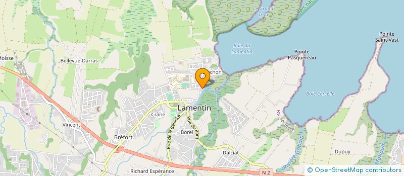 localisation de l'entreprise MONSIEUR JOEL SAMAN  LAMENTIN