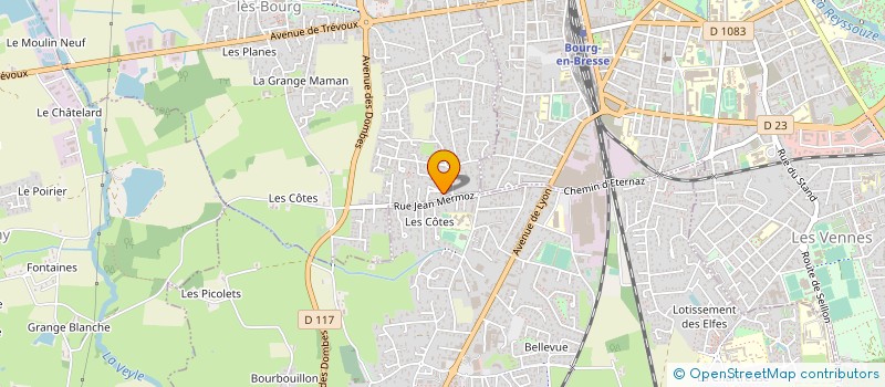 localisation de l'entreprise MONSIEUR JOEL SANTONI  SAINT-DENIS-LES-BOURG