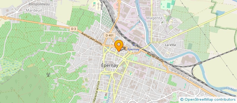 localisation de l'entreprise MONSIEUR JOEL SARAZIN à EPERNAY