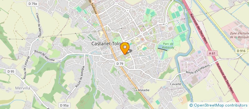 localisation de l'entreprise MONSIEUR JOEL SARRE à CASTANET-TOLOSAN