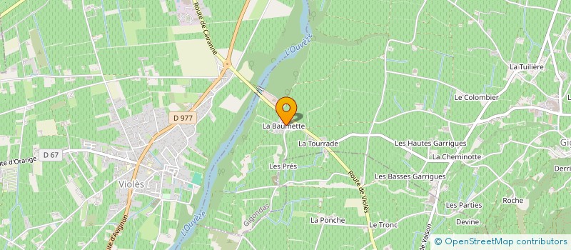 localisation de l'entreprise MONSIEUR JOEL SAUREL  GIGONDAS