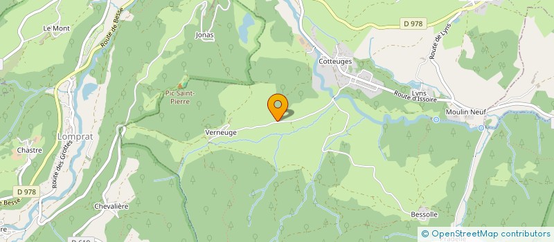 localisation de l'entreprise MONSIEUR JOEL SAUVADET  SAINT-DIERY