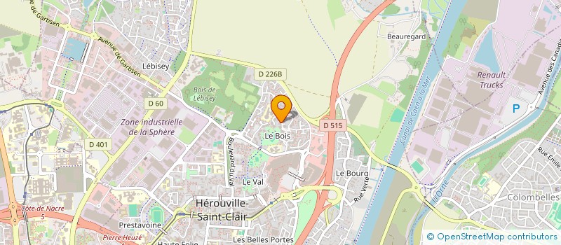 localisation de l'entreprise MONSIEUR JOEL SAVINEAU à HEROUVILLE-SAINT-CLAIR