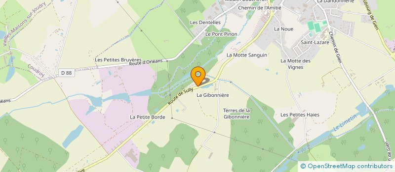 localisation de l'entreprise MONSIEUR JOEL SAVROT à LORRIS