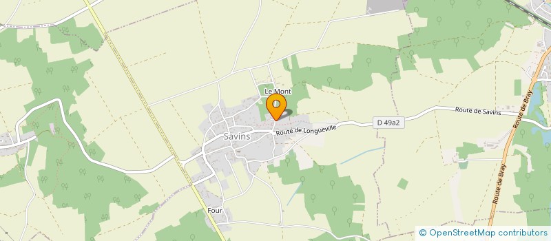 localisation de l'entreprise MONSIEUR JOEL SAVRY  SAVINS