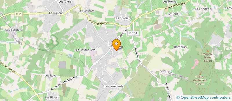 localisation de l'entreprise MONSIEUR JOEL SCHAER  SAINT-SATURNIN-LES-APT