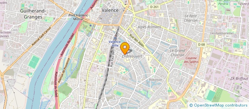 localisation de l'entreprise MONSIEUR JOEL SCHULTEISS à VALENCE