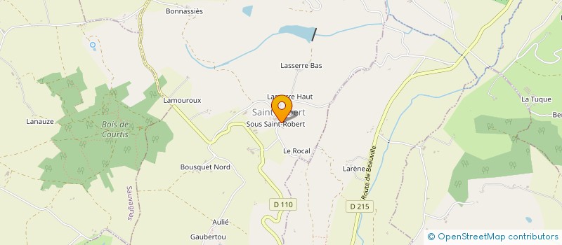 localisation de l'entreprise MONSIEUR JOEL SCIE à SAINT-ROBERT
