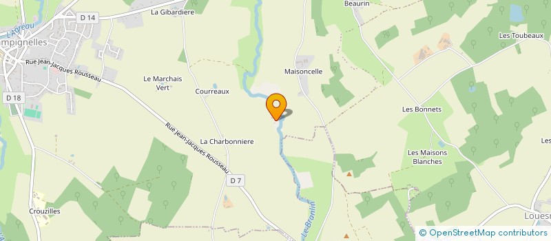 localisation de l'entreprise MONSIEUR JOEL SEILLIER à VILLENEUVE LES GENETS