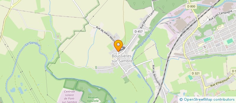 localisation de l'entreprise MONSIEUR JOEL SENDRON  BOUSSIERES-SUR-SAMBRE