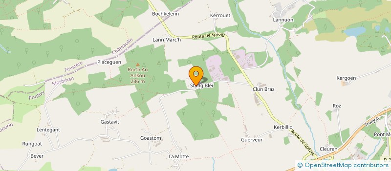 localisation de l'entreprise MONSIEUR JOEL SEVENEANT  GOURIN