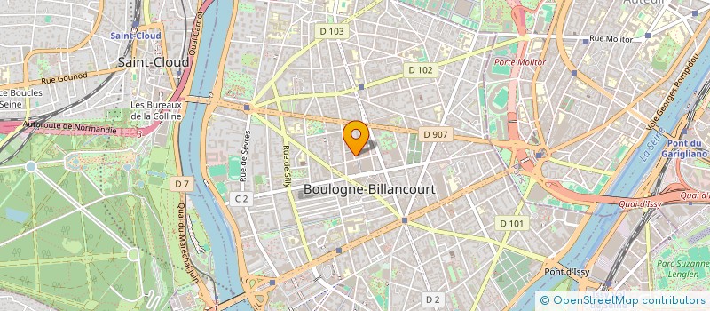 localisation de l'entreprise MONSIEUR JOEL SIBRAC  BOULOGNE-BILLANCOURT