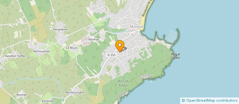 localisation de l'entreprise MONSIEUR JOEL SIMON  CROZON