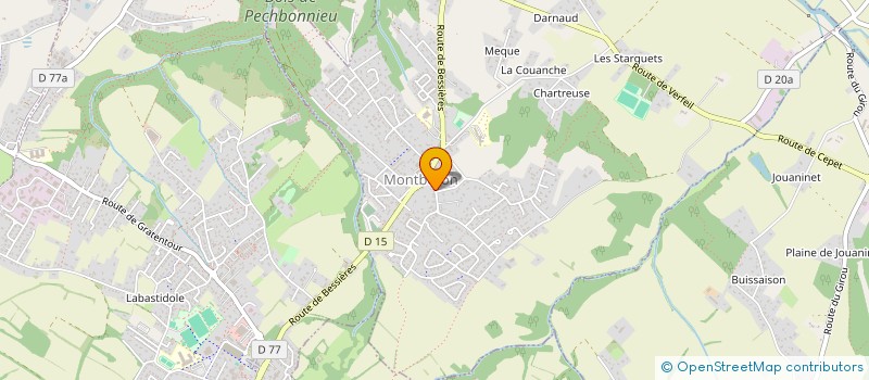 localisation de l'entreprise MONSIEUR JOEL SISTERNAS  MONTBERON